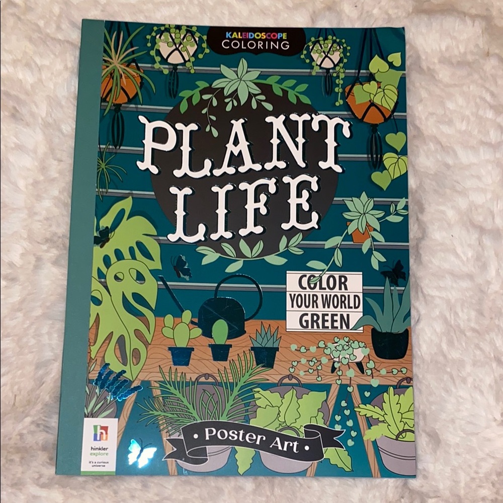 Plant Life Coloring Book